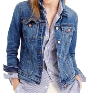 Katherine Langford 13 Reasons Why Hannah Baker Blue Jean Jacket