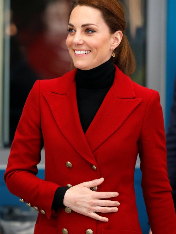 Kate Middleton Catherine Red Coat