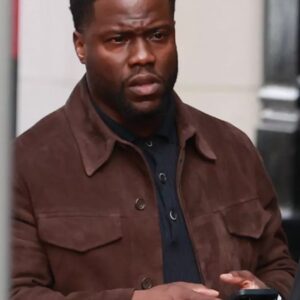 Lift 2024 Kevin Hart Suede Leather Jacket
