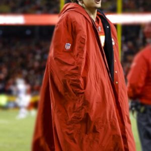 NFL Kansas City Chiefs Patrick Mahomes Red Cape Coat