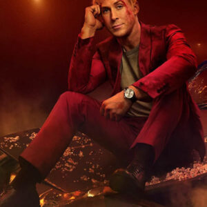 Ryan Gosling The Gray Man 2022 Red Blazer