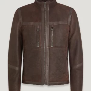 Men's Brown Tundra Shearling Jacket