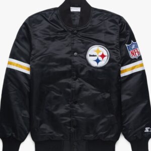 Pittsburgh Steelers Black Satin Jacket