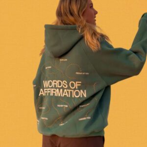 Words Of Affirmation Oversized Hoodie