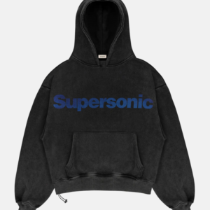 SUPERSONIC EDITOR’S CUT WASHED BLACK HOODIE