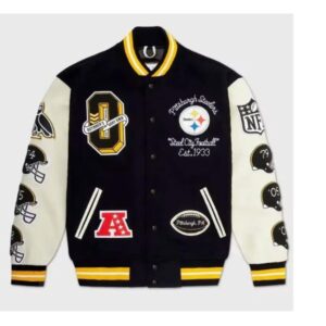 Pittsburgh Steelers Snoop Dogg OVO Varsity Jacket